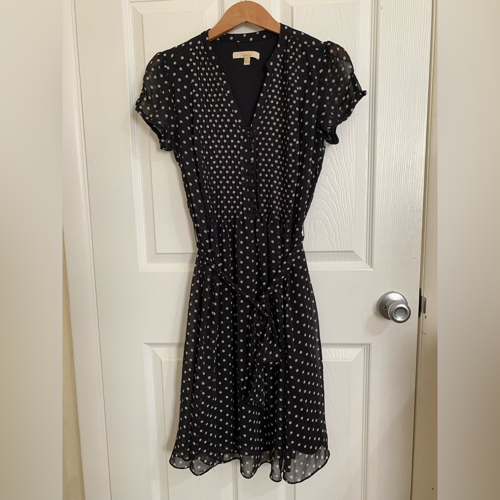 Prelude | Black & White Polka Dot Dress